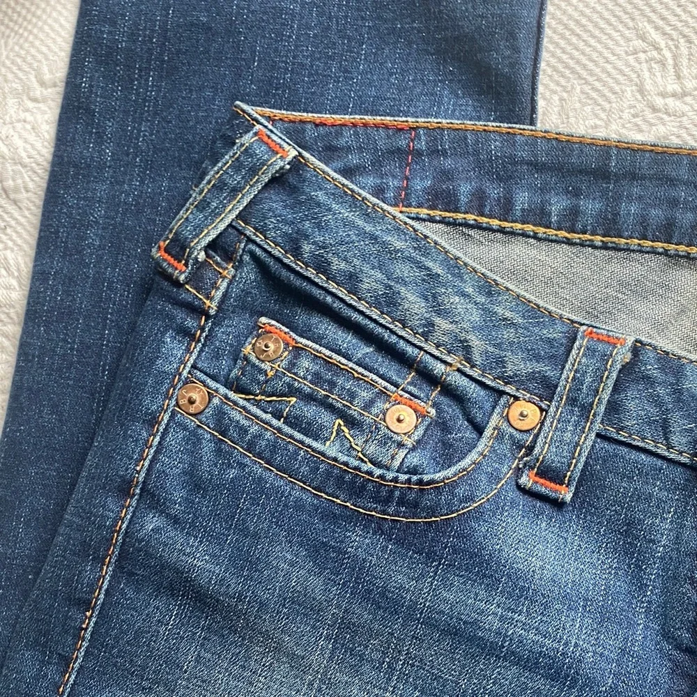 True Religion Women's Medium Blue Bootcut Jeans - Picture 5 of 6